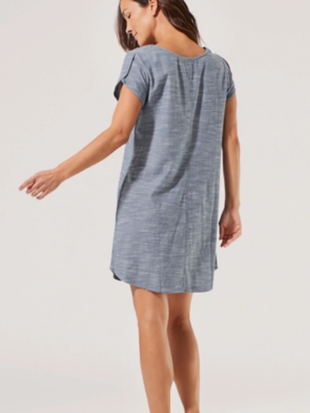 Pact Organic Cotton Chambray  Shift Dress - Picture 3 of 15
